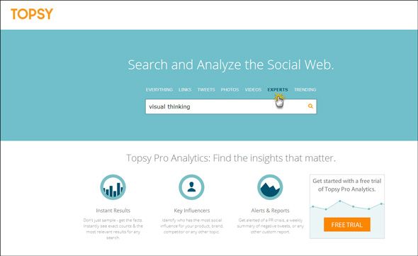Topsy search
