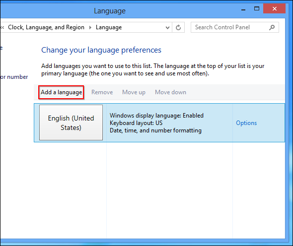 change system language windows 8