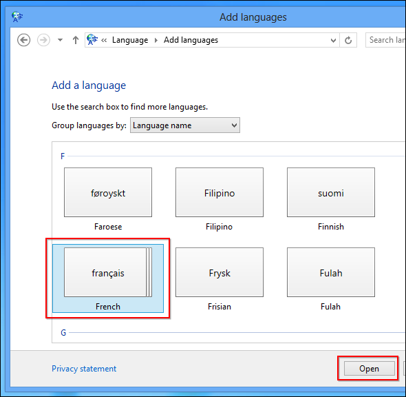 windows 8 system language