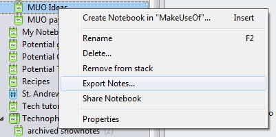 how to backup evernote local notebooks