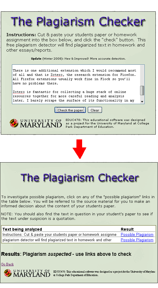 free plagiarism checker students