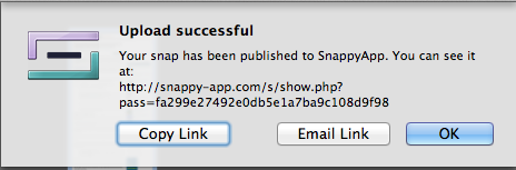 SnappyApp share