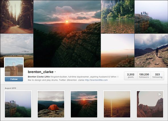 Instagram nature photographer