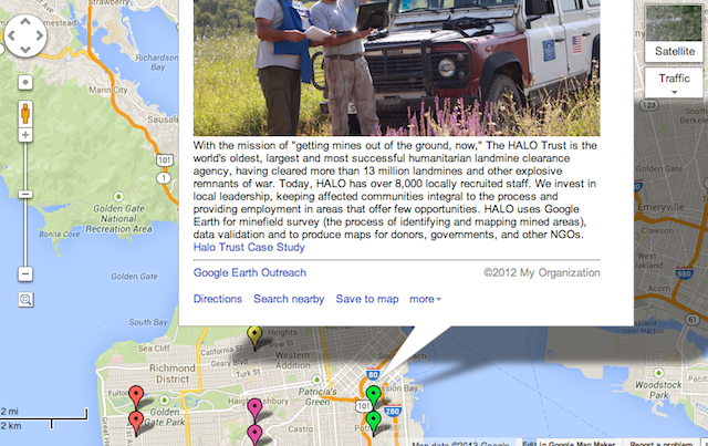 Google-Maps-Spreadsheet-Mapper-Placemarks