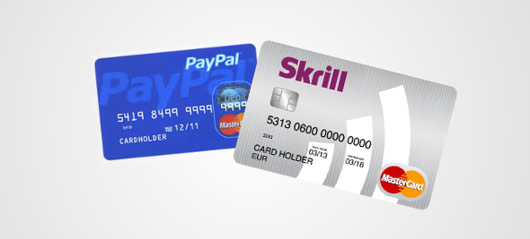 PayPal Skrill Mastercard Debit