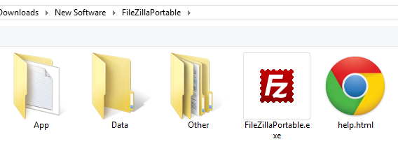 FileZilla Folder