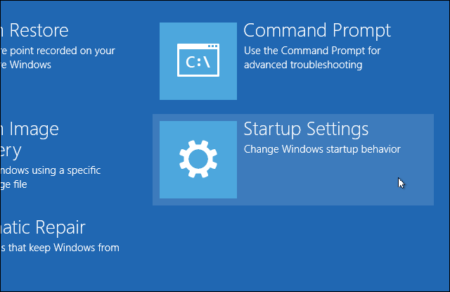 windows 8 startup settings How Can I Install Hardware with Unsigned Drivers in Windows 8?