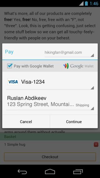 google chrome webstore payments tab