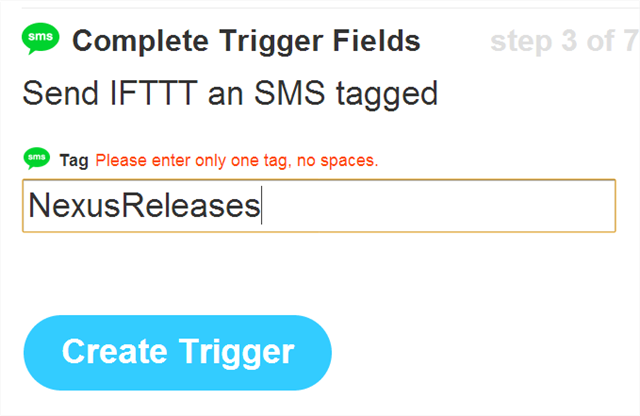IFTTT final step