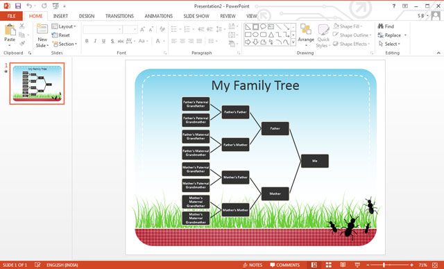 PowerPoint Family Tree