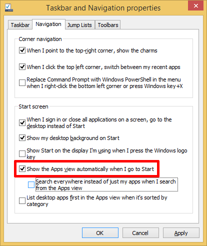 Enable Start Menu Replacement In Windows 8.1