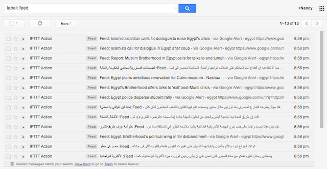 Gmail Feed