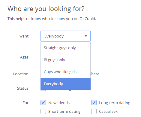 online dating options