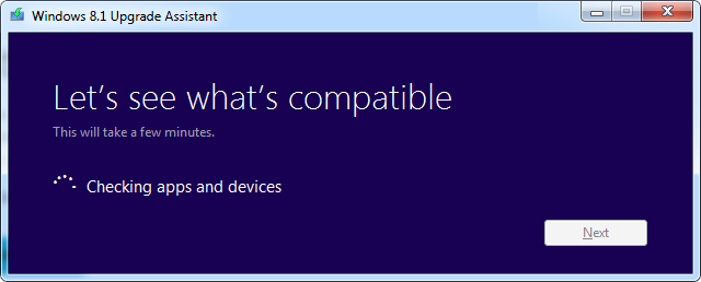 Windows 8.1 Upgrade Assistant