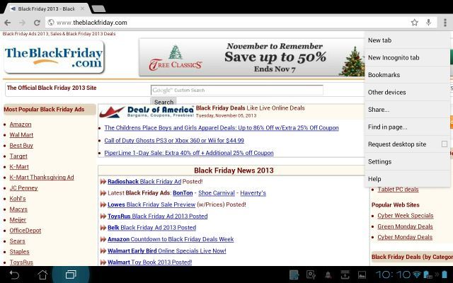 Use Your Android Tablet to Make Black Friday Shopping Painless [US