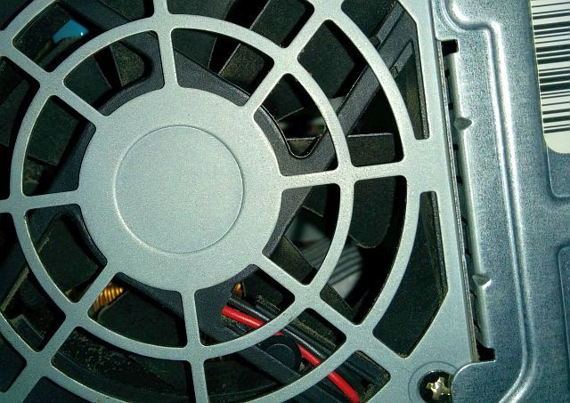 closeup of fan