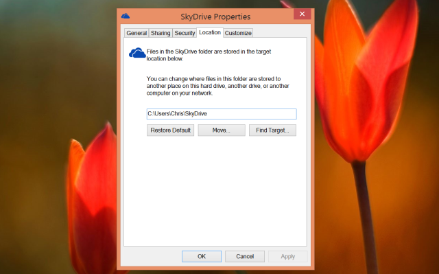move-skydrive-folder-on-windows-8.1