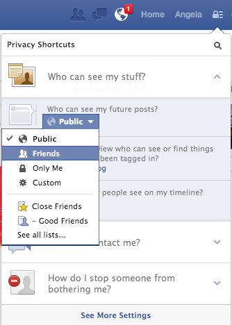 Facebook Post Privacy