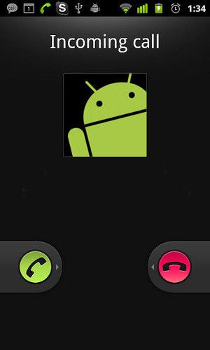 android incoming call