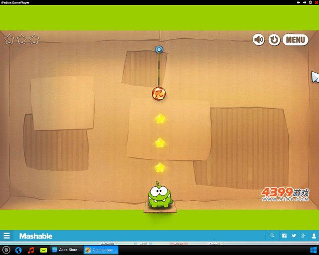cut the rope on ipadian