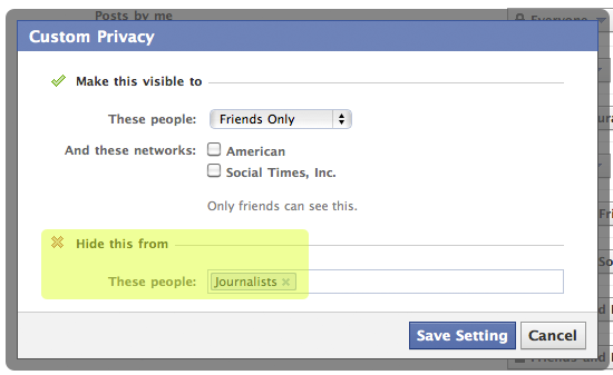 Facebook Privacy for Hashtags