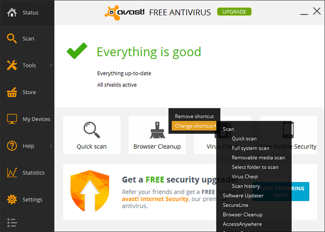 avast auto scan removable media