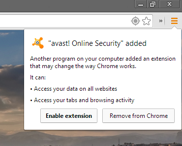 Avast - Browser Protection Plugin - Chrome