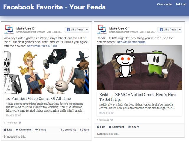 Facebook-Favorites-For-Chrome-Feeds