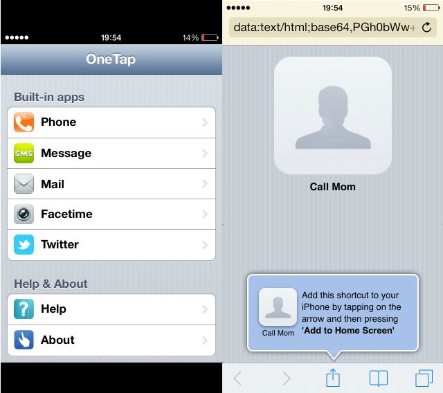 OneTap-iOS-app