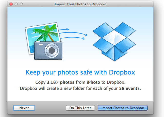 Dropbox Photo Upload