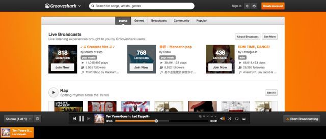 No-signup-web-apps-streaming-music-grooveshark