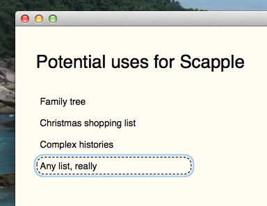 scapple-lists