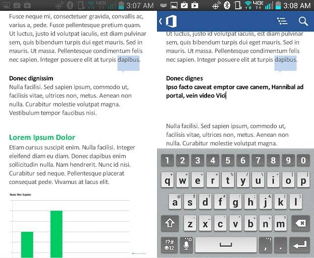 Microsoft Office For Android vs. Google Docs: Which Is Better?