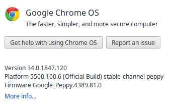 Google Chrome OS Latest