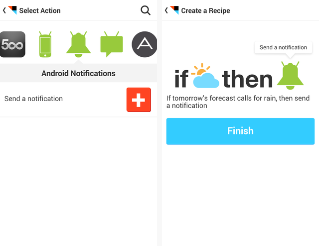 IFTTT Android Notifications