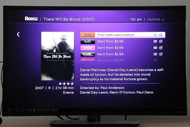 roku streaming stick review interface universal search