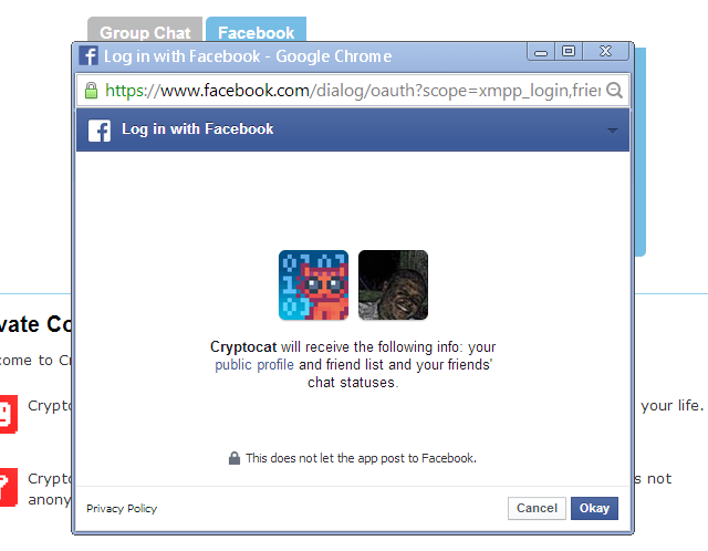 cryptocat-facebook-authorisation