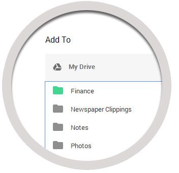 Google Drive -- Add To
