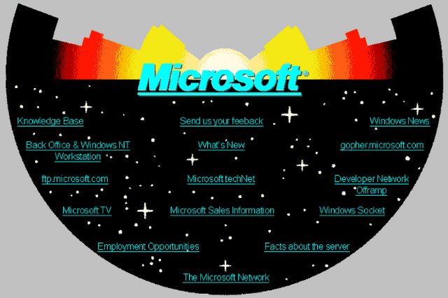 microsoft-first-website