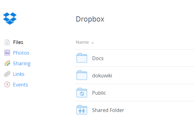 This is a screen capture of one of the best the Windows programs called Dropbox