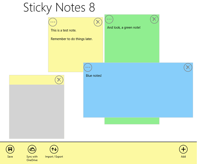 post it note app for windows 8