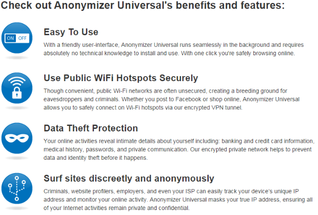 Anonymizer Universal 