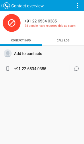 TrueDialer-report-as-spam-unsafe-contacts