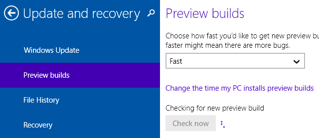 Windows 10 Preview Builds