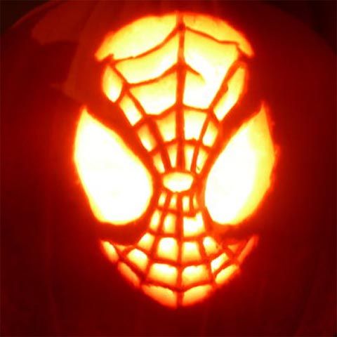 geeky-pumpkins-spiderman