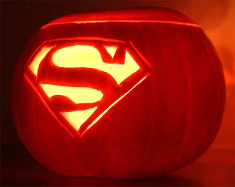 geeky-pumpkins-superman