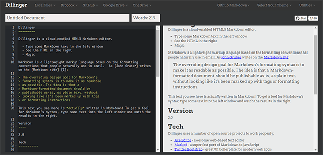 Dillinger markdown Dillinger markdown