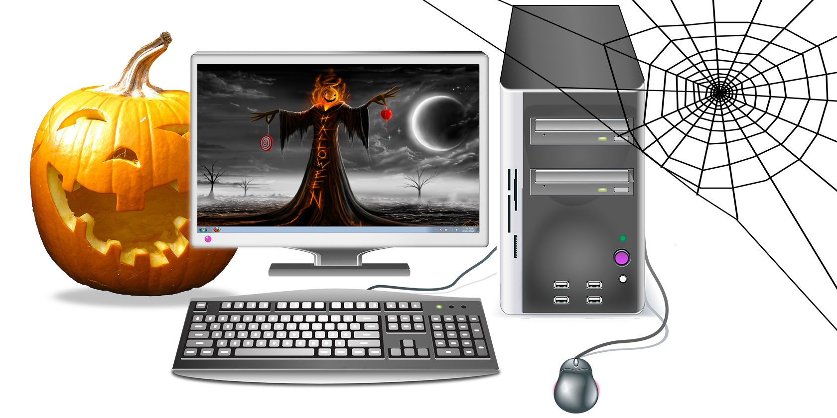 halloween computer revolving backgrounds