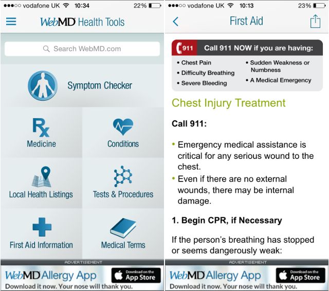 webmd-app-first-aid