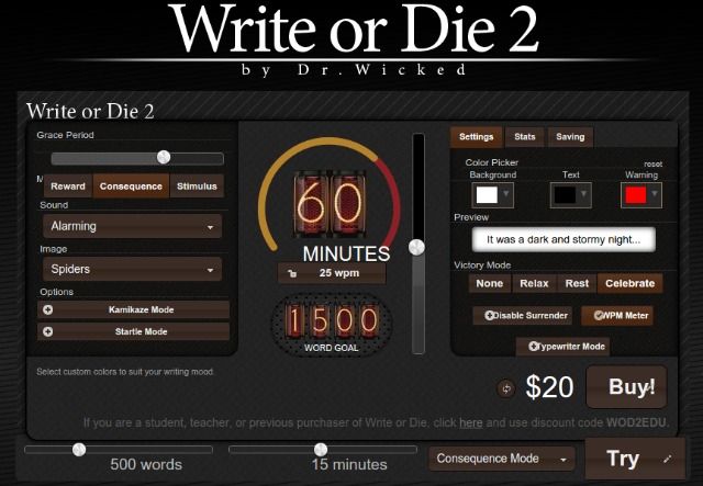 write-or-die-app